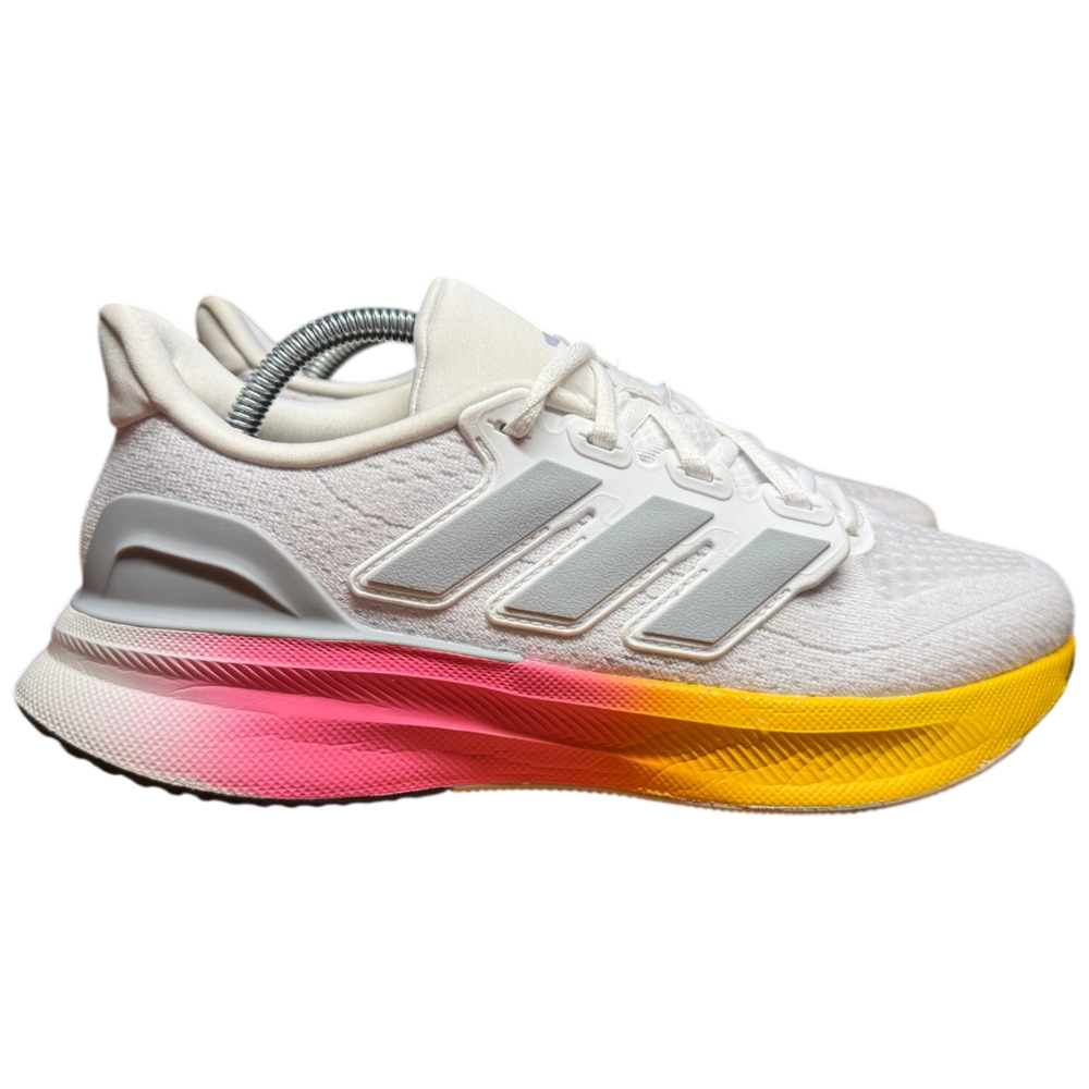Adidas UltraRun 5 Women 6.5 Running Sneakers White Pink Orange Gradient Shoes